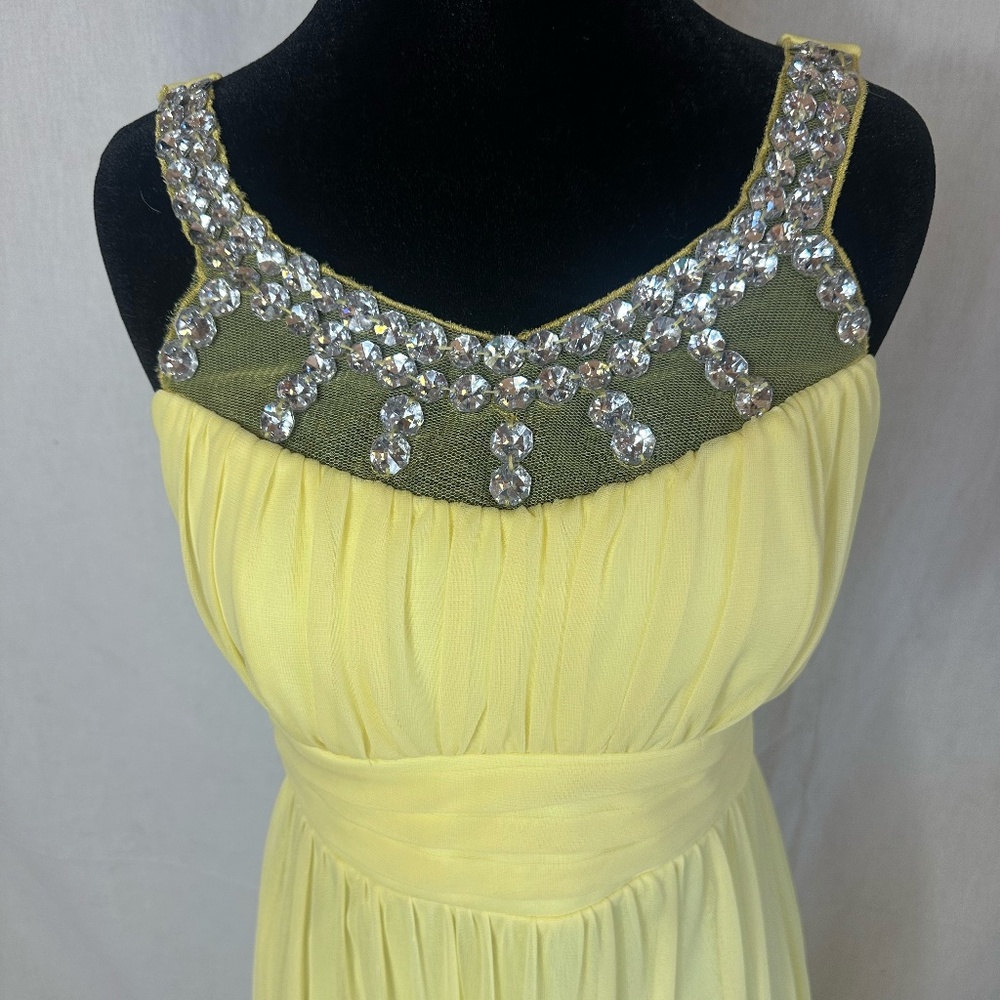 Ruby Rox Yellow Prom Dress - Picture 2 of 4